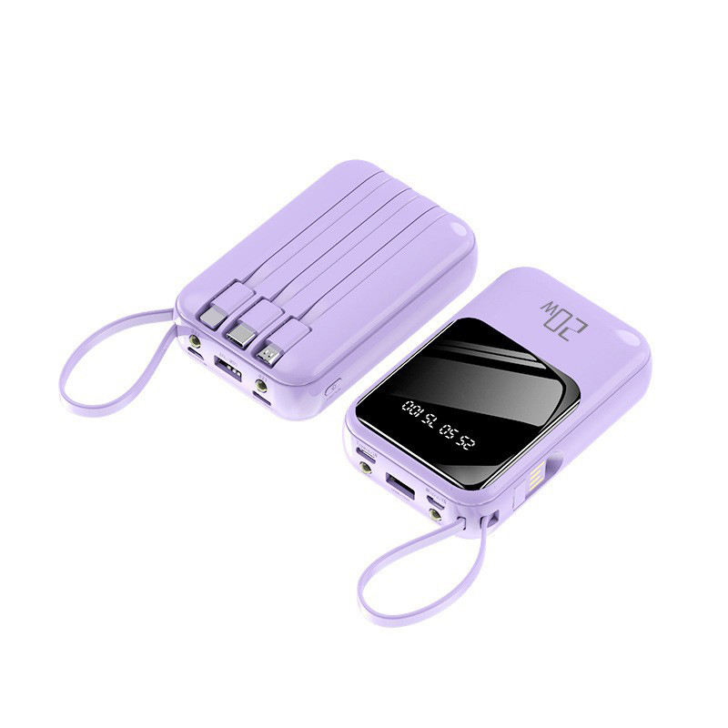 ระบบชาร์จเร็ว20W สีม่วง