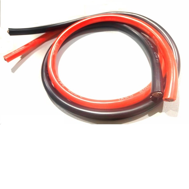 200℃ Tinned Flexible Copper Silicone Wire Cable 8AWG 1AWG  2AWG