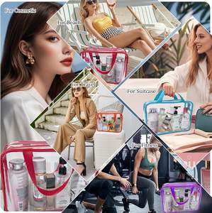 Sac fourre-tout en PVC transparent, sac de shopping en PVC transparent, sac de shopping transparent personnalisé - Product Image 5