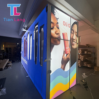 Expositor de Tela Retroiluminado con Caja de Luz LED de Doble Cara, Directo de Fábrica, para Ferias Comerciales, con Impresión Personalizada