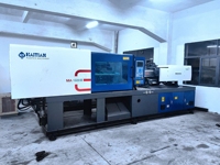 Machine de moulage par injection de plastique PE hybride automatique WMA 160 tonnes pour la fabrication de pompes à moteur servo horizontal, pour l'Haïti