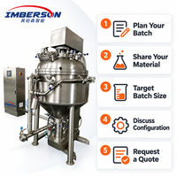 Imberson 100L Mélangeur Homogénéisateur Sous Vide pour la Production de Sauces, Unité Homogénéisatrice à Cisaillement Élevé