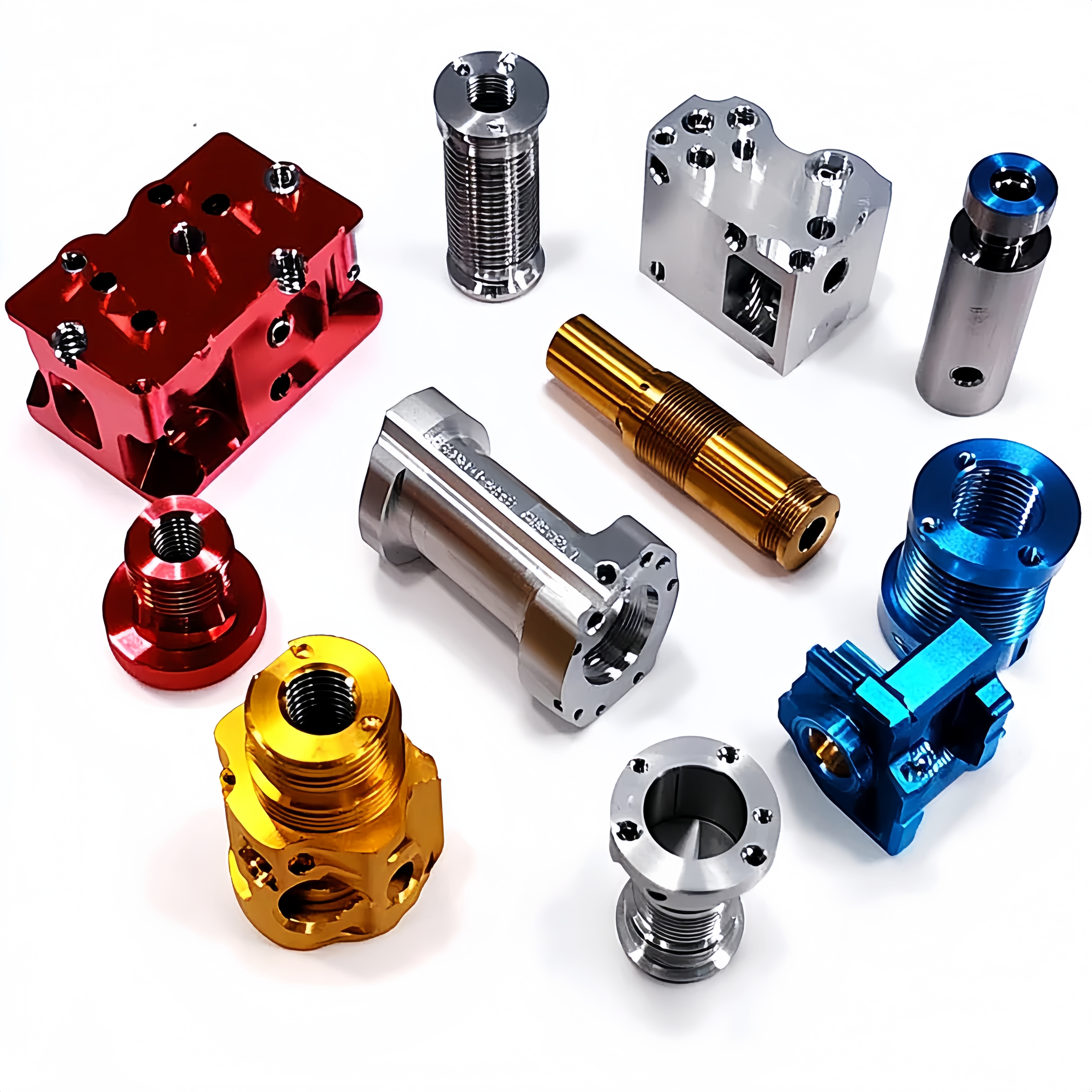 Высокоточная изготовленная на заказ CNC анодированная алюминиевая часть изготовленная на заказ обработка нержавеющей стали для сверления и протяжки