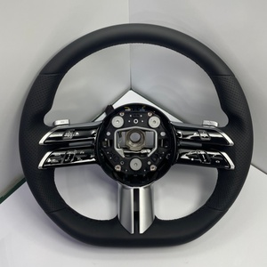 Volante de cuero para <span class=keywords><strong>Mercedes</strong></span> Benz AMG GLC GLE CLA GLS GLB EQA EQB GTS GT W205 W204 W206 W221 W222 W223 W213 W211 W219 - Product Image 6
