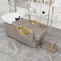 Barbershop-Haarsalon spezielles halbliegendes Flush-Bett hochwertiges Netz-Rothaar-Bett