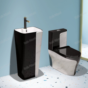 Blu fabbrica pavimento di lusso montato bagno S-trappola ceramica Water Closet sifone un pezzo <span class=keywords><strong>Wc</strong></span> <span class=keywords><strong>Wc</strong></span> <span class=keywords><strong>Wc</strong></span> lavabo - Product Image 6