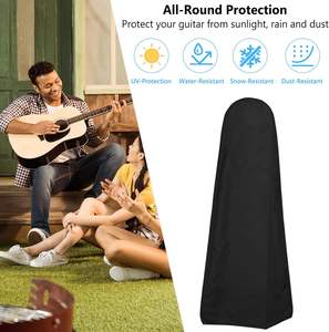 Guitar Dust <b>Cover</b> Protective Storage for Acoustic <b>Electric</b> and Bass Guitars from Sun Dust Dirt UV Rays Moisture Water Resistant - Product Image 2