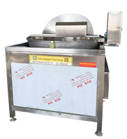 Grande machine à frire industrielle à décharge automatique Friteuse à frites frites de banane Friteuse par lots avec agitateur