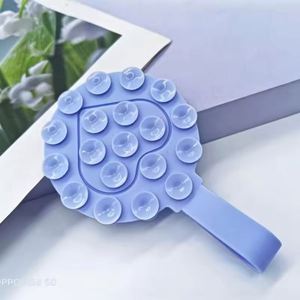 Soporte de silicona de doble cara para teléfono móvil con asa portátil, ventosa de doble cara con diseño de amor, regalos promocionales de empresa - Product Image 1