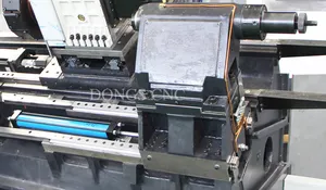 DONGS Cnc torna makinesi TCK52DY otomatik Cnc Metal yüksek hassasiyetli eğimli yatak çin yatay sağlanan 1 takım ikiz GSK Hongda 500