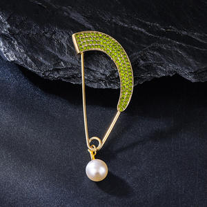 Broche en forma de arco colorido de moda y personalizado de Weiman, Pin de Cintura de diamantes de imitación de aleación de gama alta, fijo antideslumbrante de verano - Product Image 2