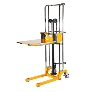 400 kg 0.85m 1.2m 1.5m Hướng dẫn sử dụng Pallet nâng lên Stacker thủy lực xe đẩy nâng bảng - Product Image 1