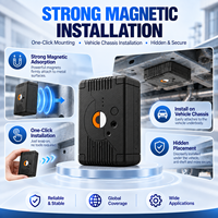 Traceur GPS Q7Pro-B 4G LTE pour véhicules avec alerte de manométrie, alarme de mouvement, longue autonomie de la batterie et couverture mondiale