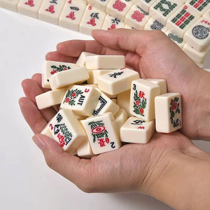 Juego de Mahjong de Lujo Ligero de 4 Capas, Resistente a la Decoloración, de Melamina, Color Sólido, Estilo Americano, Decorativo, Venta al Por Mayor - Product Image 3