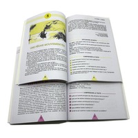 Impression de livre couverture souple personnalisé cahier d'exercices éducatifs pour l'école africaine manuel de français imprimé pour les étudiants