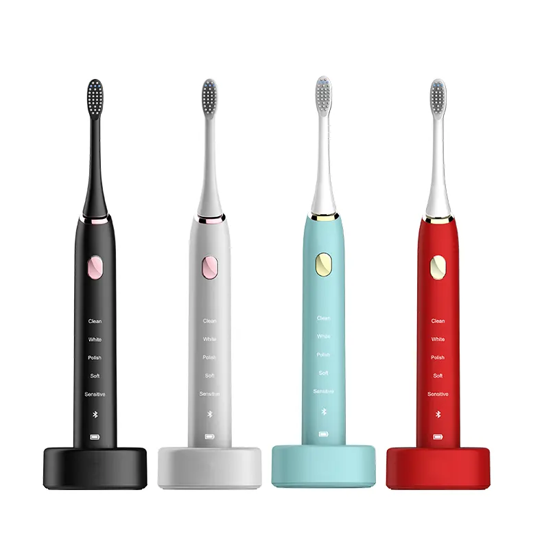 Hot Koop J-Stijl Sonic Elektrische Tandenborstel Wit Zwart Voor Thuis Smart Dental Tandenborstel Zachte Waterdichte Ip67