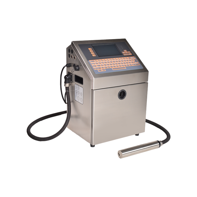Fastjet 470 Automatic CIJ Inkjet Printer 600dpi Resolution for Coding Dates on Food Packages Tubes Poly Bags for Cans Production