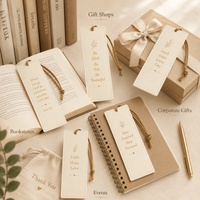 Marque-page en cuir de luxe avec estampage à chaud doré, logo personnalisé, nom, citation, cadeau pour la remise des diplômes, les enseignants, les mariages, les entreprises, vente en gros