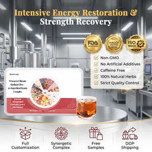 Té Herbal <span class=keywords><strong>de</strong></span> Ginseng y Rosa Natural Ternavia, el Brillo Radiante Definitivo para Mujeres, 180g, 12g*15 Bolsitas <span class=keywords><strong>de</strong></span> Té Premium con Complejo <span class=keywords><strong>de</strong></span> 16 Ingredientes - Product Image 2