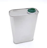 Boîte en métal de qualité alimentaire 500ml pour huile d'olive de style épice F récipient en étain bec en plastique vente directe en usine