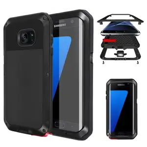 Voor Samsung S7 Rand Zware Bescherming Doom Armor Metal Aluminium Telefoon Case Voor Samsung Galaxy S7 Shockproof Cover