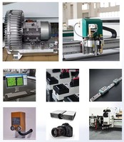 Machine de découpe CNC pour panneaux d'isolation en mousse phénolique Conduits d'air Panneaux muraux acoustiques en PET Feutre
