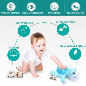 Juguete de Peluche con Luz y Música para Dormir, Proyector de Luz Nocturna, Ayuda para Dormir al Bebé - Product Image 6