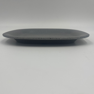 Juego de Platos de Melamina de Estilo Japonés, Color Gris Oscuro Pulido, Esquinas Redondeadas, Ecológicos, para el Hogar, Desayuno, Carne, Pasta y Otros Alimentos - Product Image 5