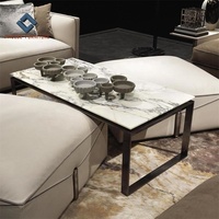Villa ensemble de canapés italiens de salon, canapé sectionnel en l en cuir véritable nubuck