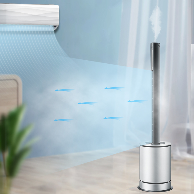 Air Circulation Fan Air Purifier With Humidifier Hepa Air Purifier Home Humidifier Bladeless Fan Smart