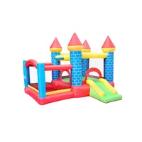 Rumah Loncat Tiup Mini Pelangi untuk Anak-Anak Grosir