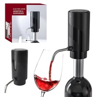 Décanteur à vin électrique automatique rechargeable par USB Distributeur de vin intelligent Verseur Aérateur de vin électrique