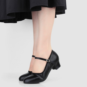 <span class=keywords><strong>Zapatos</strong></span> de personaje para mujer <span class=keywords><strong>zapatos</strong></span> de baile 1,5 "correa de tobillo tacones de baile para Salsa Tango Flamenco latino con suela de goma - Product Image 4