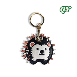 QY Creative Leather Bulldog Keychain Cute Cartoon Dog Bag Charm Funny <b>Car</b> <b>Key</b> <b>Ring</b> Gift for Pet Lovers - Product Image 3