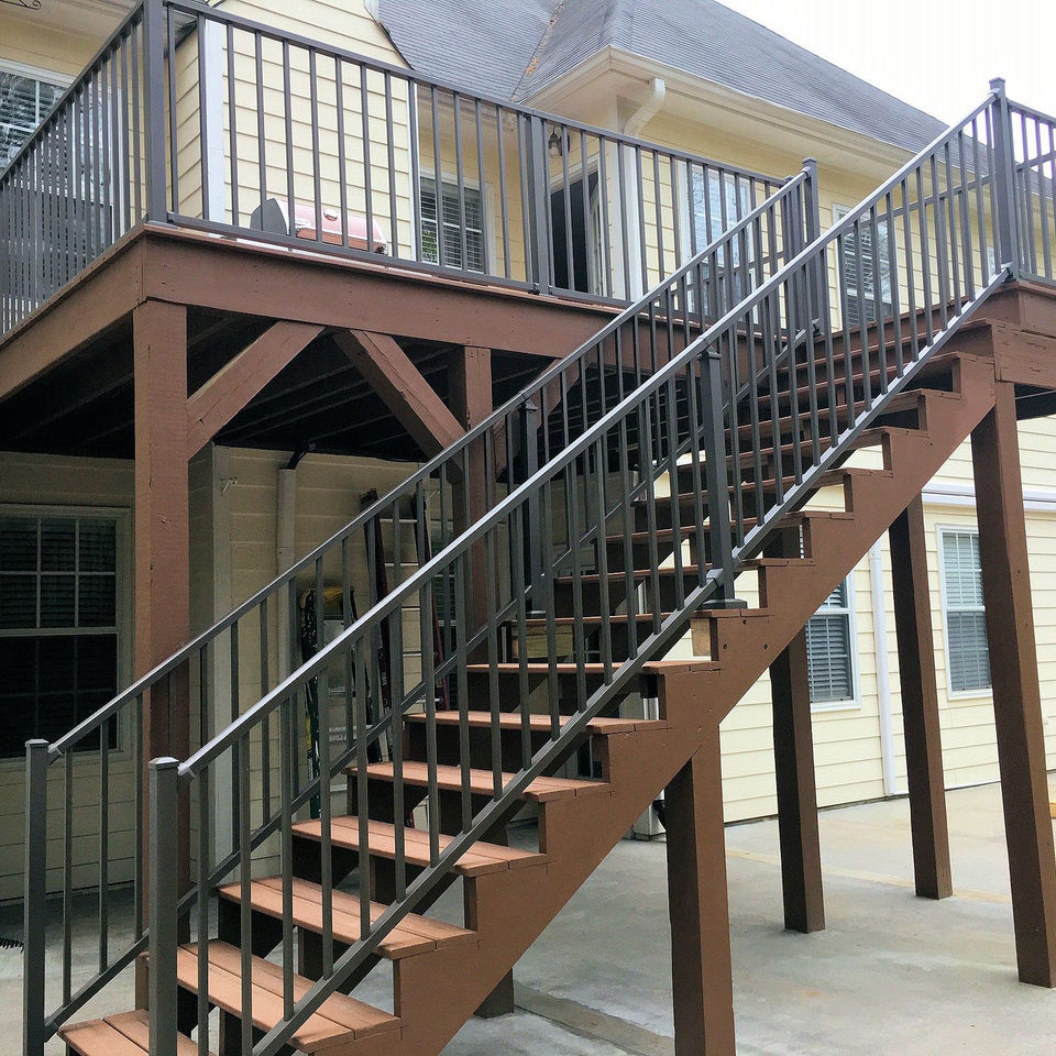 Popular Modular Aluminum Railing System Balcony and Deck Railing ...