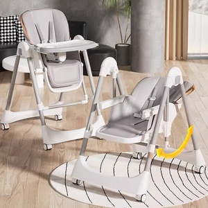 Chaise haute convertible pour bébé, best-seller, avec coussin amovible et base antidérapante pour la <span class=keywords><strong>crèche</strong></span> à domicile, facile à nettoyer - Product Image 6