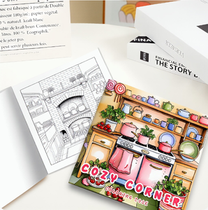 Libro <span class=keywords><strong>da</strong></span> <span class=keywords><strong>colorare</strong></span> Cozy Corner <span class=keywords><strong>per</strong></span> <span class=keywords><strong>adulti</strong></span> e bambini, pagine di attività a tema Hygge Comfort <span class=keywords><strong>per</strong></span> il relax - Product Image 2