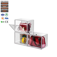 Programme de réduction en gros : Boîte de rangement et de présentation en acrylique magnétique anti-UV pour sacs, figurines de collection, modèles d'avions et objets de collection tendance