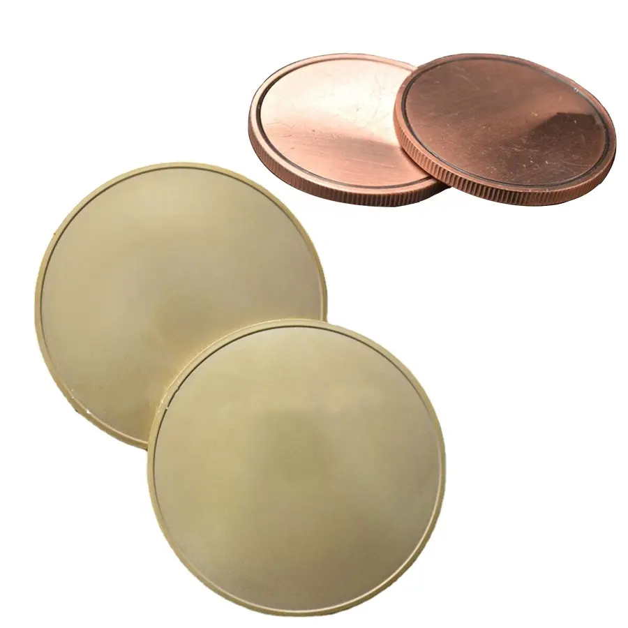 Manufacturer Custom Metal 3D Glod Brass Copper Bronze Challenge Coin Laser Logo Engraving Or Print Silver Blank Coin