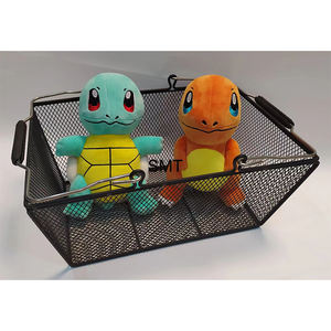 Panier de courses métallique empilable pour supermarché, panier à main en fil métallique pour épicerie - Product Image 4