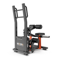 Station de musculation multifonctionnelle en acier pour squats, ponts fessiers, abducteurs (intérieur/extérieur), fessiers et jambes, certifiée CE