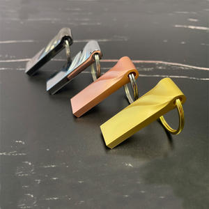 Flashdisk USB Metal Logo Kustom Terbaru 16GB 32GB 64GB dengan Antarmuka USB 2.0 - Product Image 2