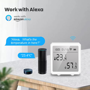 Termómetro higrómetro para interiores, con pantalla LCD, compatible con Alexa, Google Home, Tuya, Sensor de temperatura inteligente, WiFi, Detector de humedad - Product Image 6