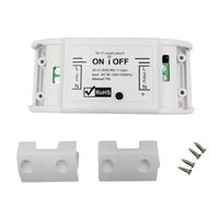 Interruptor Inteligente WiFi con Temporizador Universal, Control Remoto Inalámbrico, Compatible con Alexa y Google Home, para el Hogar Inteligente