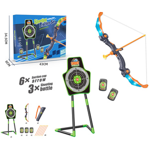 Jeu de tir à l'<span class=keywords><strong>arc</strong></span> lumineux pour enfants, jouets de sport d'intérieur et d'extérieur pour enfants, <span class=keywords><strong>arc</strong></span> et flèches en plastique - Product Image 2
