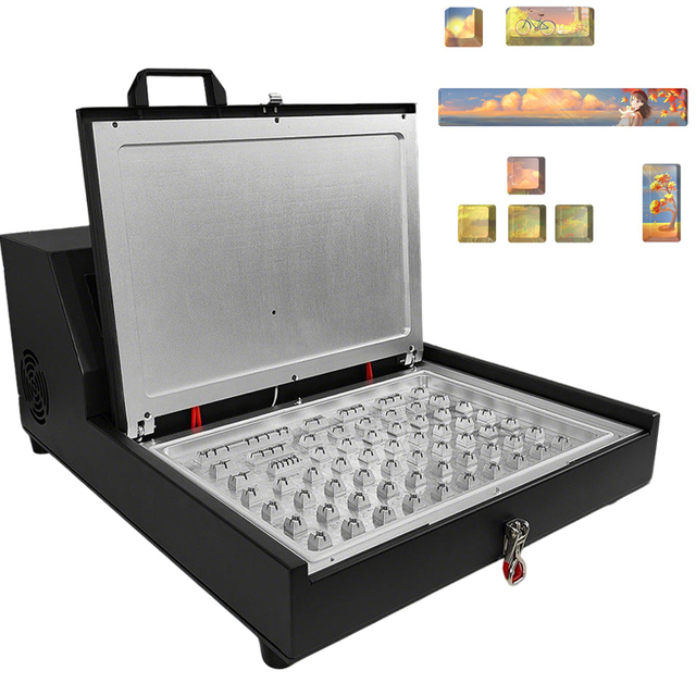 New Portable Film Vacuum Heat Transfer Keycap Printer Five-sided Printing Heat Transfer