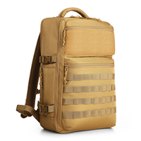 Sac à dos tactique grand format avec logo personnalisé pour les voyages, la randonnée, la salle de sport - Multifonctionnel, imperméable, en polyester, système Molle 36-56L