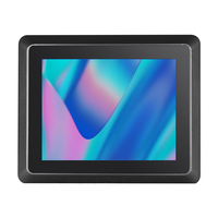 PC industrial de 8 pulgadas Pantalla táctil AIO Panel de computadora Mini PC Táctil capacitiva integrada Todo en una PC