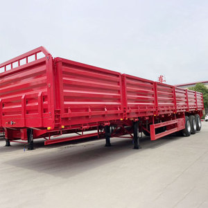 Semi-remorque 3 essieux 60 tonnes pour le transport de marchandises en vrac en Jamaïque, dotée d'un design pratique des parois latérales - Product Image 2