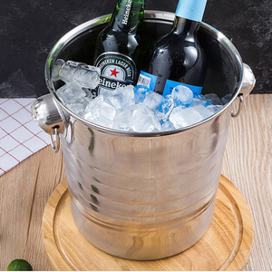 Refroidisseur à <span class=keywords><strong>vin</strong></span> en acier inoxydable portable personnalisé, capacité de 3L, 5L, 7L, pour les fêtes, le stockage de bière et de champagne - Product Image 3
